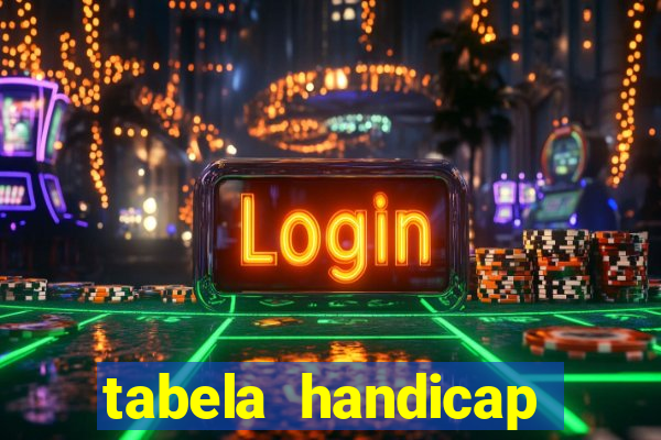 tabela handicap asiatico escanteios